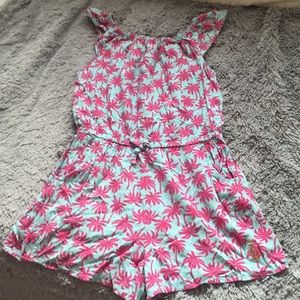 One piece shorts and top, girls size large, kids